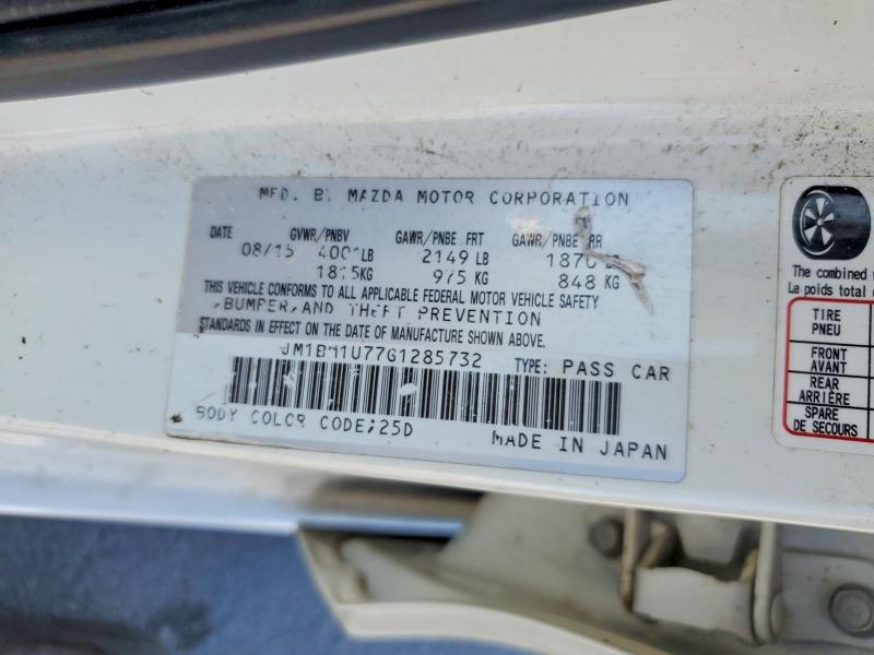 48486346 :رقم المزاد ، JM1BM1U77G1285732 vin ، 2016 Mazda 3 مزاد بيع