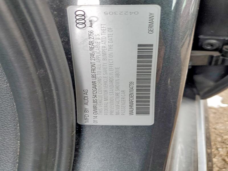 Aukcja sprzedaży 2014 Audi A6, vin: WAUHMAFC6EN104739, numer aukcji: 50939486
