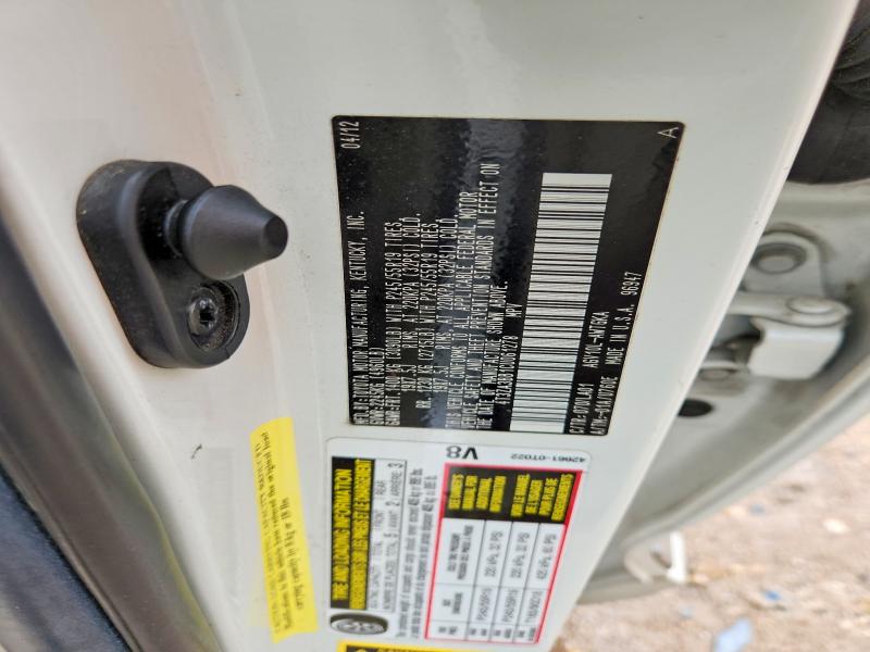 2012 Toyota Venza მანქანა იყიდება აუქციონზე, vin: 4T3ZA3BB1CU061278, აუქციონის ნომერი: 50546096