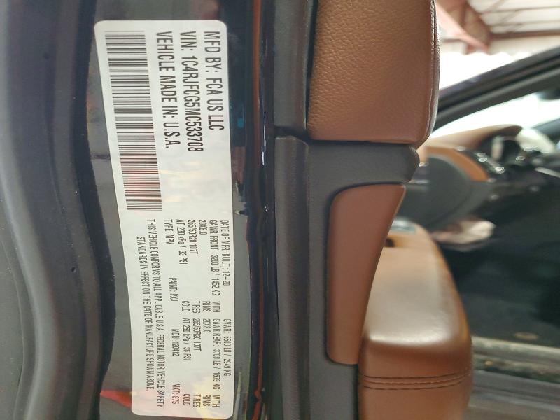 Продажа на аукционе авто 2021 Jeep Grand Cherokee, vin: 1C4RJFCG5MC533708, номер лота: 48903686