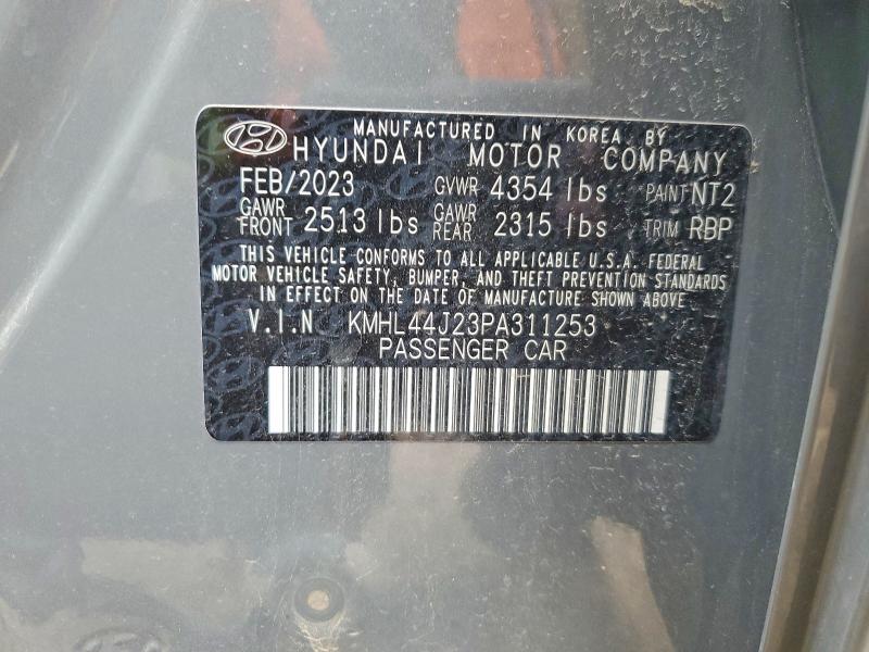 Aukcja sprzedaży 2023 Hyundai Sonata, vin: KMHL44J23PA311253, numer aukcji: 51037346