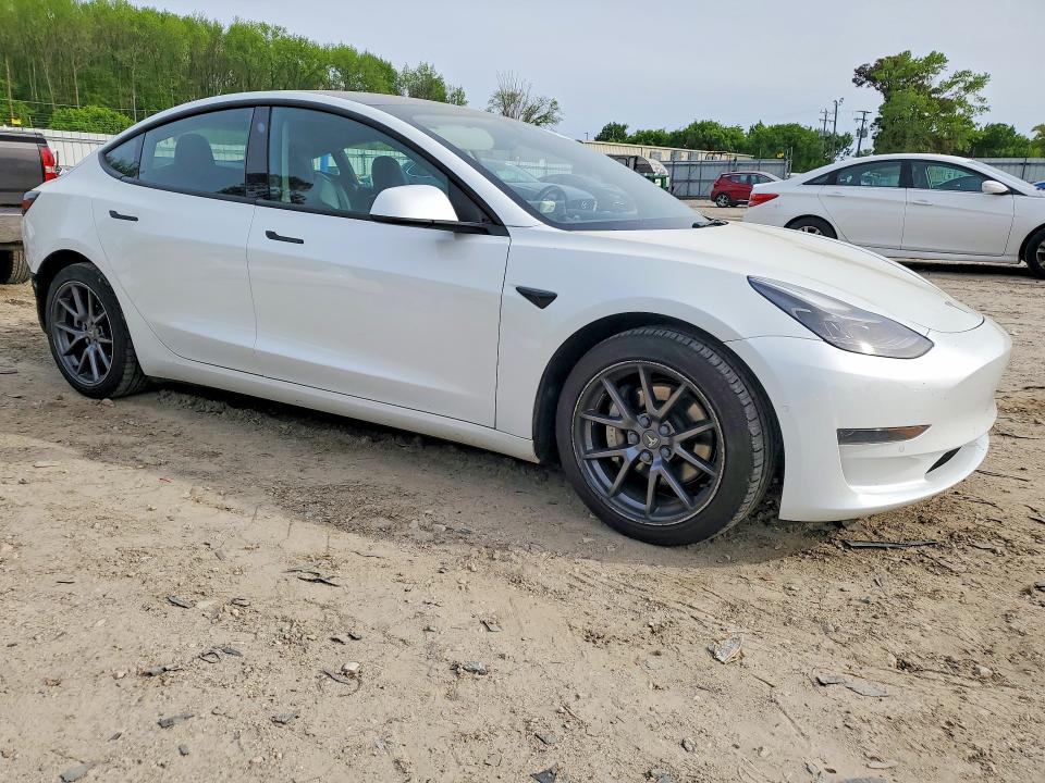 2022 Tesla Model 3 მანქანა იყიდება აუქციონზე, vin: 5YJ3E1EA4NF230638, აუქციონის ნომერი: 48744406