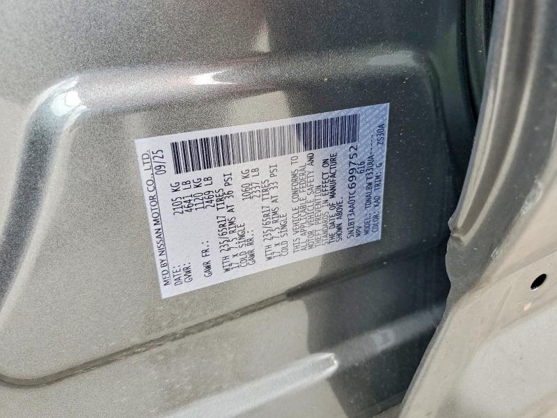 Aukcja sprzedaży 2026 Nissan Rogue, vin: 5N1BT3AA0TC699752, numer aukcji: 49719366