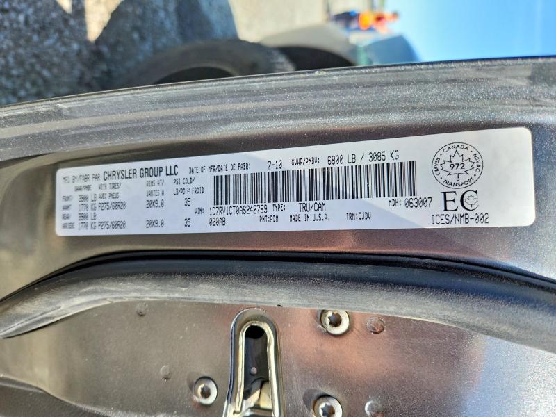 Aukcja sprzedaży 2010 Dodge Ram 1500, vin: 1D7RV1CT0AS242769, numer aukcji: 51186766