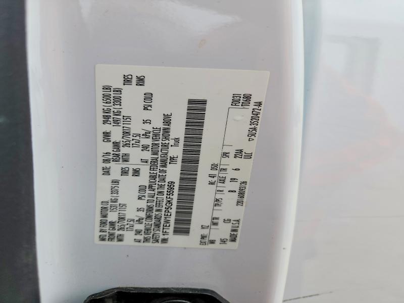Продаж на аукціоні авто 2016 Ford F150, vin: 1FTEW1EP5GKF55959, номер лоту: 52070596