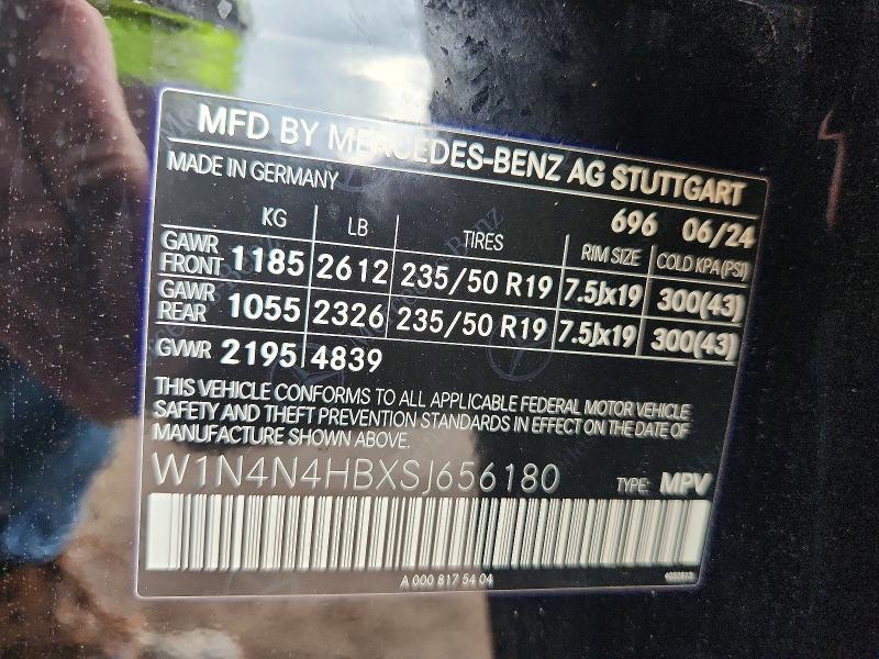 Продажа на аукционе авто 2025 Mercedes-benz Gla, vin: W1N4N4HBXSJ656180, номер лота: 49725416
