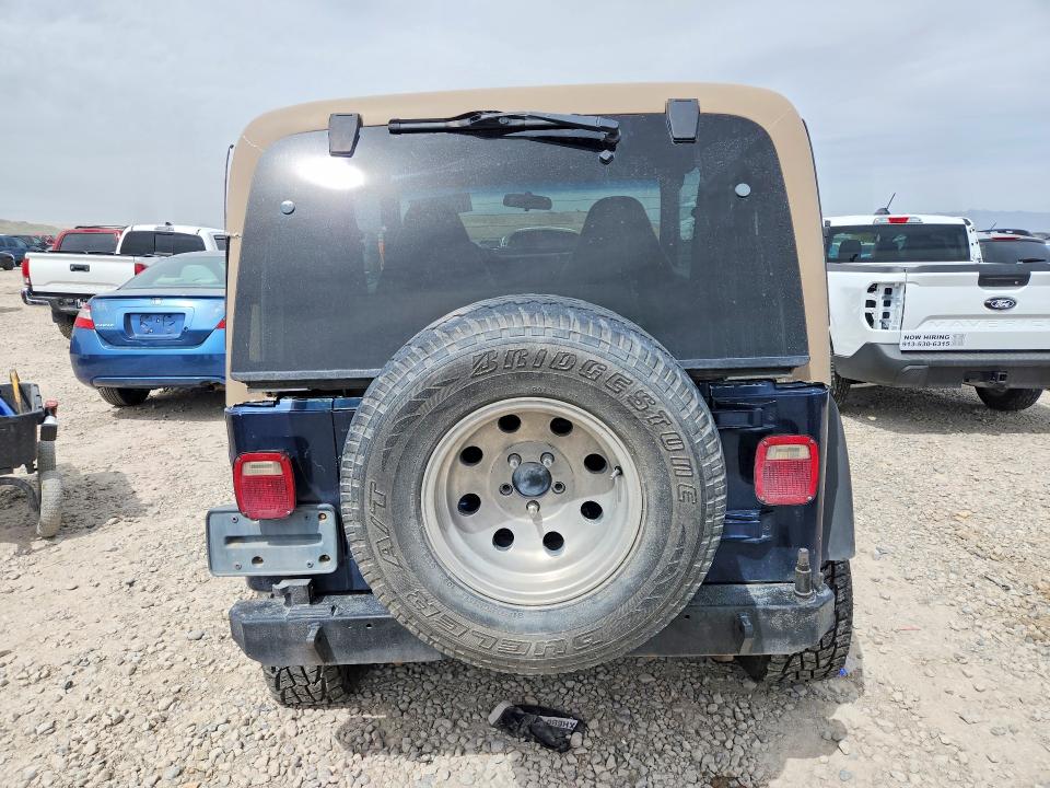 Продаж на аукціоні авто 2002 Jeep Wrangler / Tj, vin: 1J4FA49S42P754168, номер лоту: 50668186