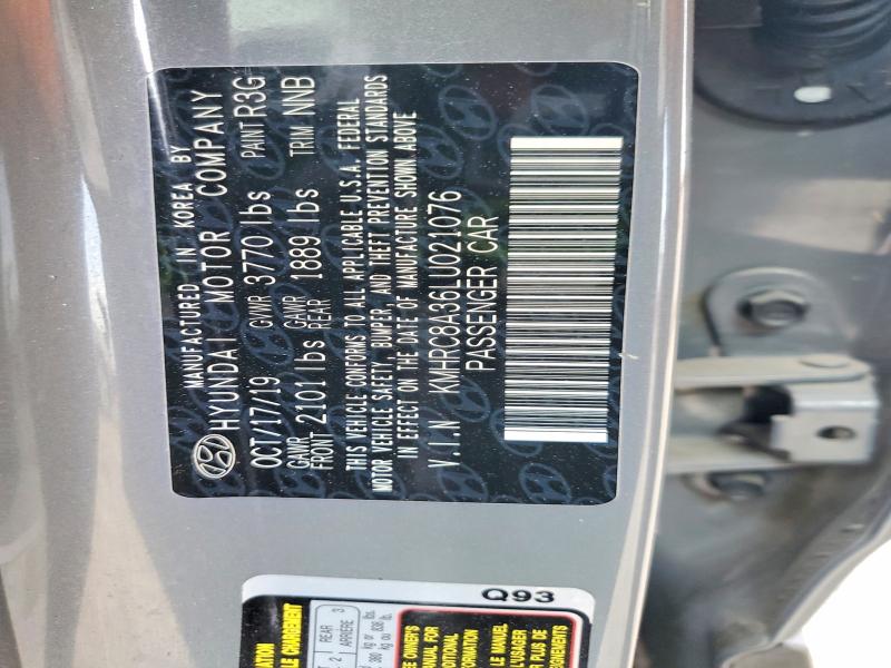 Продажа на аукционе авто 2020 Hyundai Venue, vin: KMHRC8A36LU021076, номер лота: 50165136