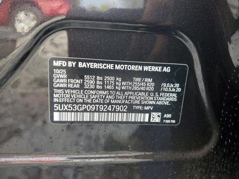 Продажа на аукционе авто 2026 Bmw X3, vin: 5UX53GP09T9247902, номер лота: 50455606