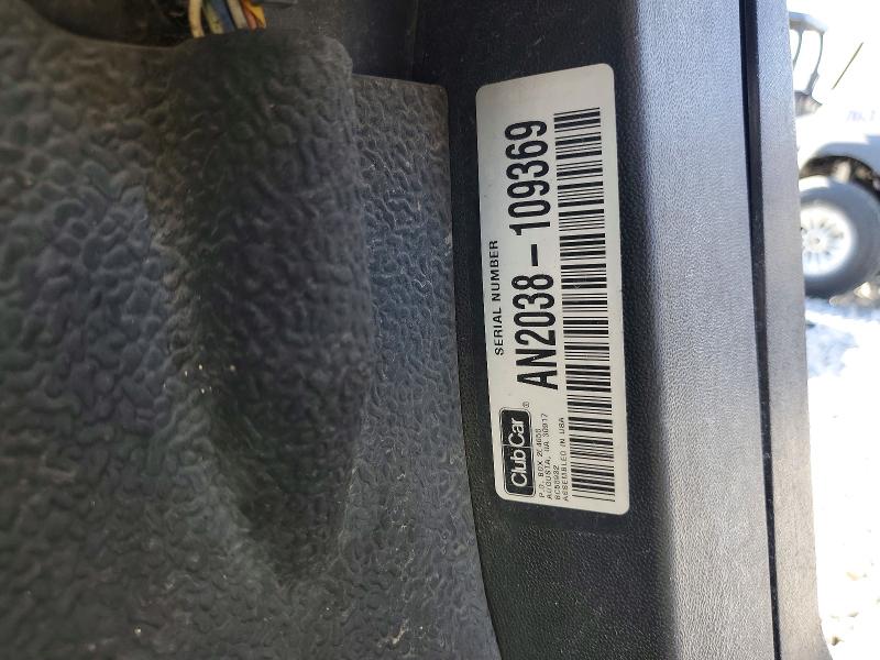 2020 Club Car Tempo Lithium მანქანა იყიდება აუქციონზე, vin: AN2038109369, აუქციონის ნომერი: 50562786