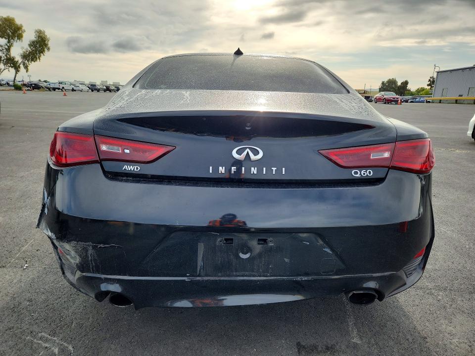 2018 Infiniti Q60 მანქანა იყიდება აუქციონზე, vin: JN1EV7EL0JM390856, აუქციონის ნომერი: 50057196