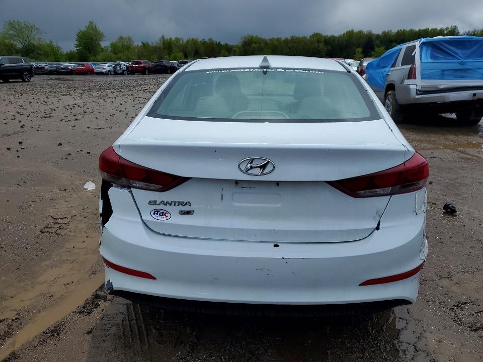 51951786 :رقم المزاد ، 5NPD74LFXHH193616 vin ، 2017 Hyundai Elantra مزاد بيع