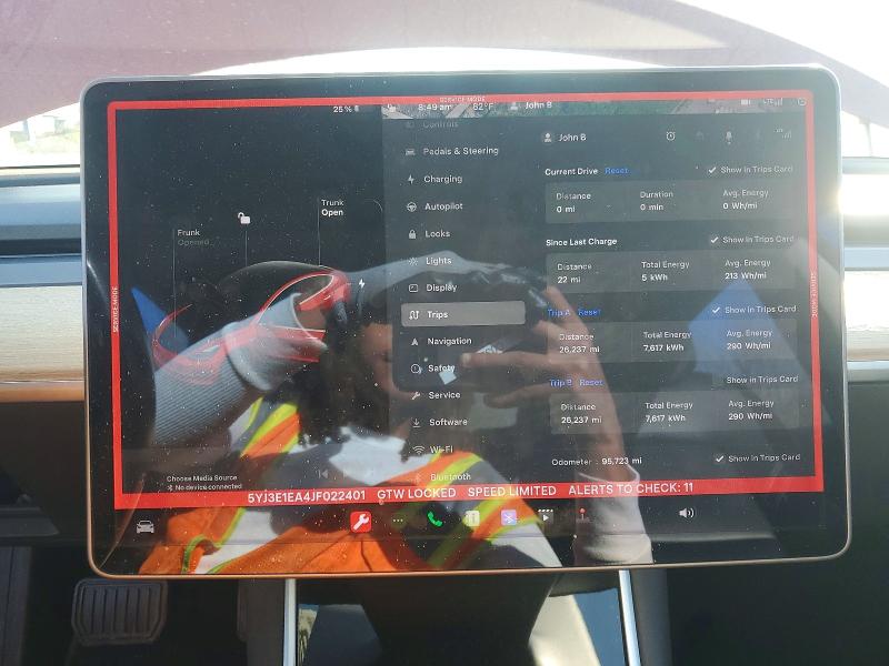 Продаж на аукціоні авто 2018 Tesla Model 3, vin: 5YJ3E1EA4JF022401, номер лоту: 49227966
