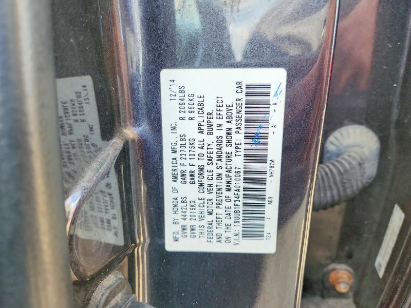51961796 :رقم المزاد ، 19UUB1F34FA010067 vin ، 2015 Acura Tlx مزاد بيع