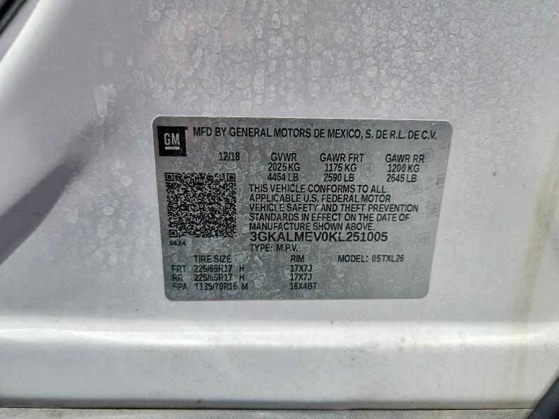 Продажа на аукционе авто 2019 Gmc Terrain, vin: 3GKALMEV0KL251005, номер лота: 50651716