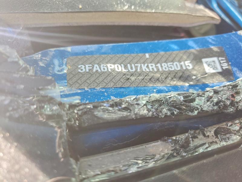 51542066 :رقم المزاد ، 3FA6P0LU7KR185015 vin ، 2019 Ford Fusion مزاد بيع
