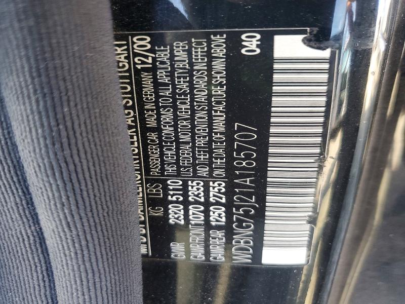 Продажа на аукционе авто 2001 Mercedes-benz S, vin: WDBNG75J21A185707, номер лота: 50359476