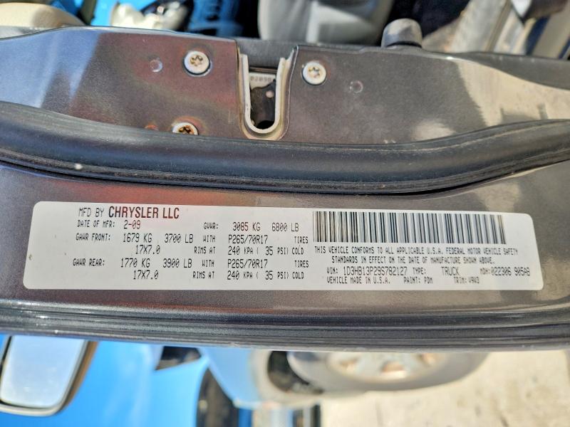 2009 Dodge Ram 1500 მანქანა იყიდება აუქციონზე, vin: 1D3HB13P29S782127, აუქციონის ნომერი: 48752036