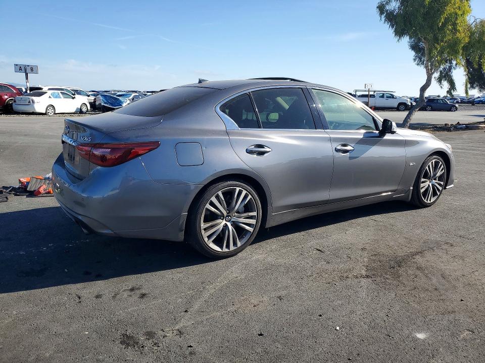 2018 Infiniti Q50 მანქანა იყიდება აუქციონზე, vin: JN1EV7AP1JM358734, აუქციონის ნომერი: 48978406