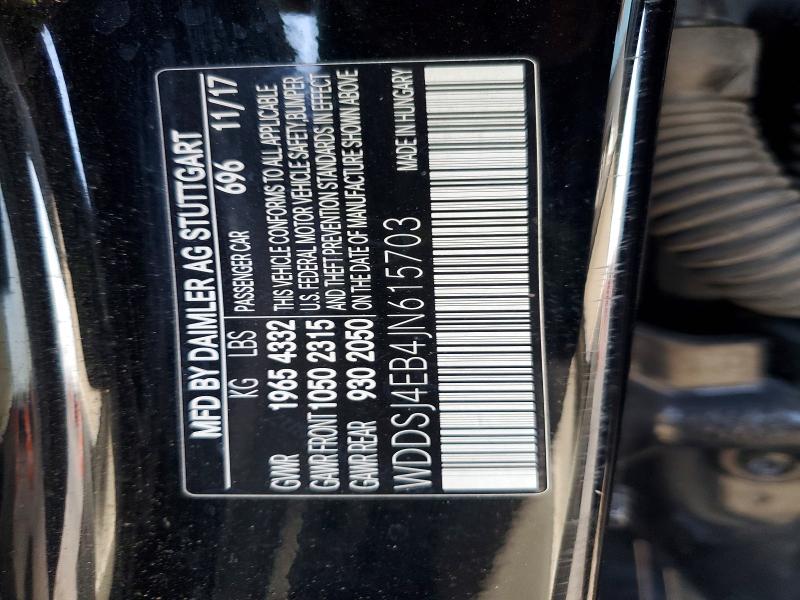 Продаж на аукціоні авто 2018 Mercedes-benz Cla, vin: WDDSJ4EB4JN615703, номер лоту: 49663676