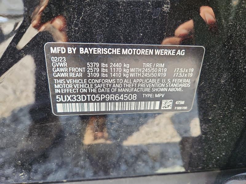 Продажа на аукционе авто 2023 Bmw X4, vin: 5UX33DT05P9R64508, номер лота: 49171906