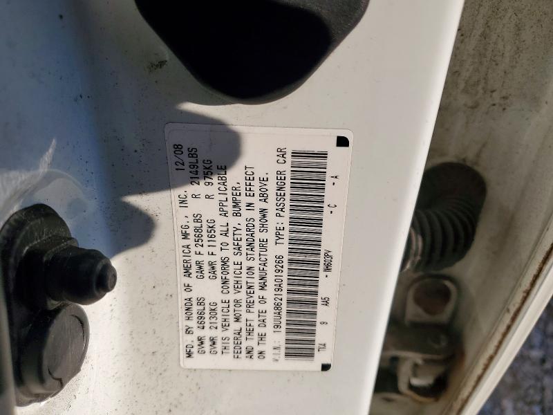 Продаж на аукціоні авто 2009 Acura Tl, vin: 19UUA86219A019266, номер лоту: 48998256