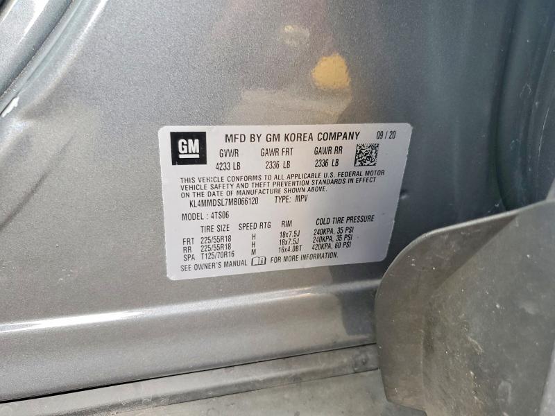 Aukcja sprzedaży 2021 Buick Encore Gx, vin: KL4MMDSL7MB066120, numer aukcji: 49056686