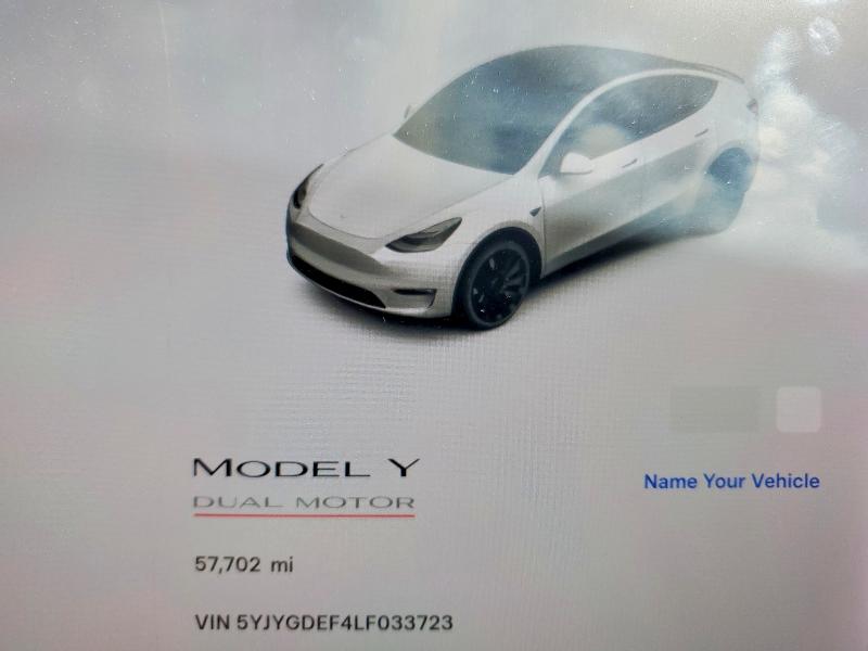 Продажа на аукционе авто 2020 Tesla Model Y, vin: 5YJYGDEF4LF033723, номер лота: 48499636