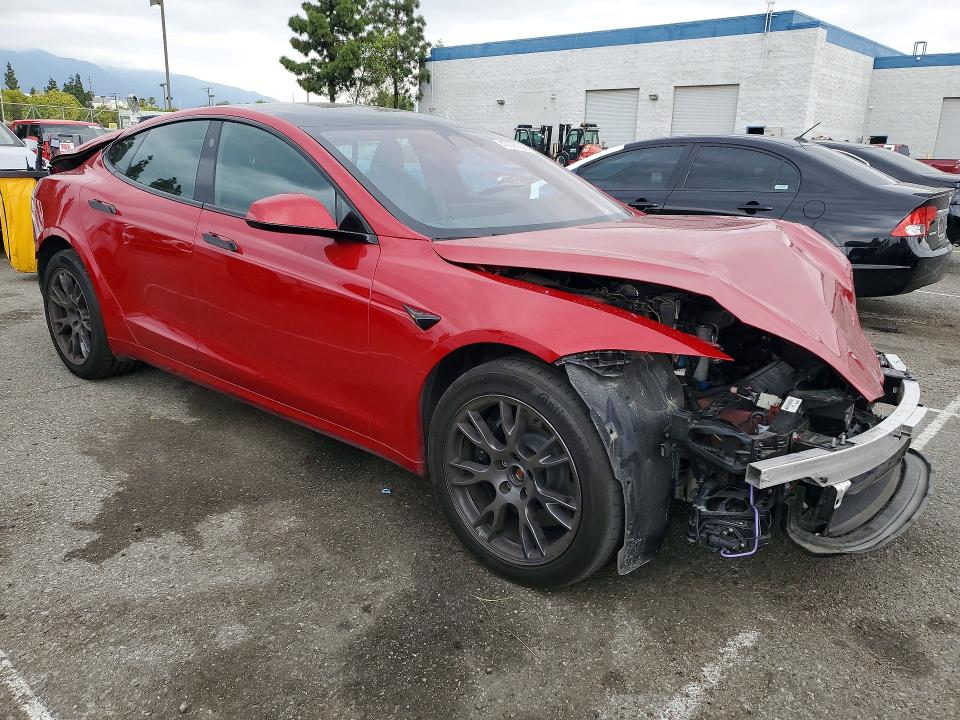 47991226 :رقم المزاد ، 5YJSA1E53PF500343 vin ، 2023 Tesla Model S مزاد بيع