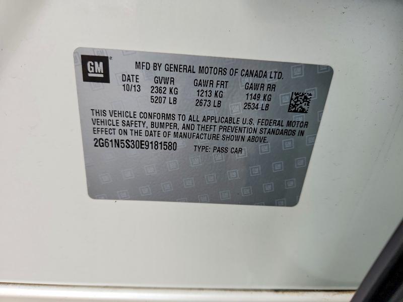 49000956 :رقم المزاد ، 2G61N5S30E9181580 vin ، 2014 Cadillac Xts مزاد بيع