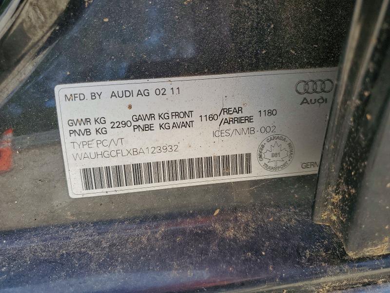 Aukcja sprzedaży 2011 Audi S4, vin: WAUHGCFLXBA123932, numer aukcji: 49532816
