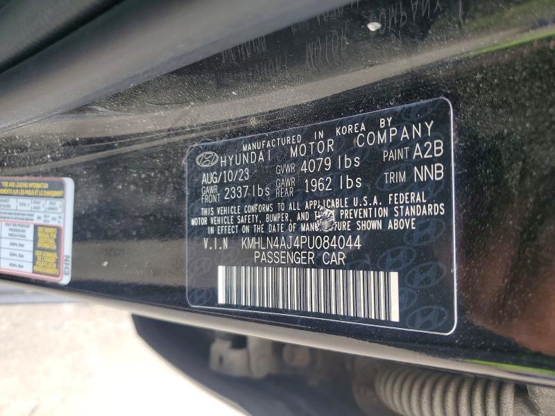 49651186 :رقم المزاد ، KMHLN4AJ4PU084044 vin ، 2023 Hyundai Elantra مزاد بيع