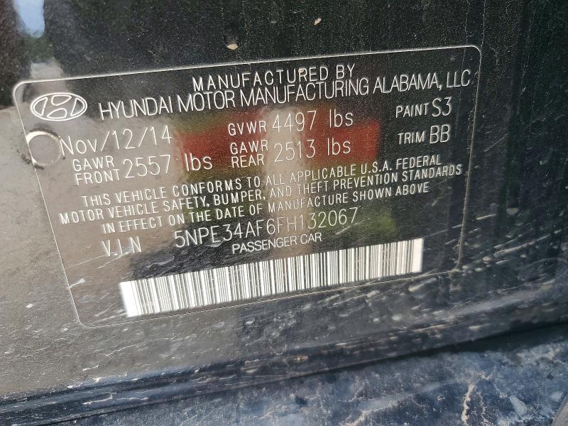 Aukcja sprzedaży 2015 Hyundai Sonata, vin: 5NPE34AF6FH132067, numer aukcji: 50259716