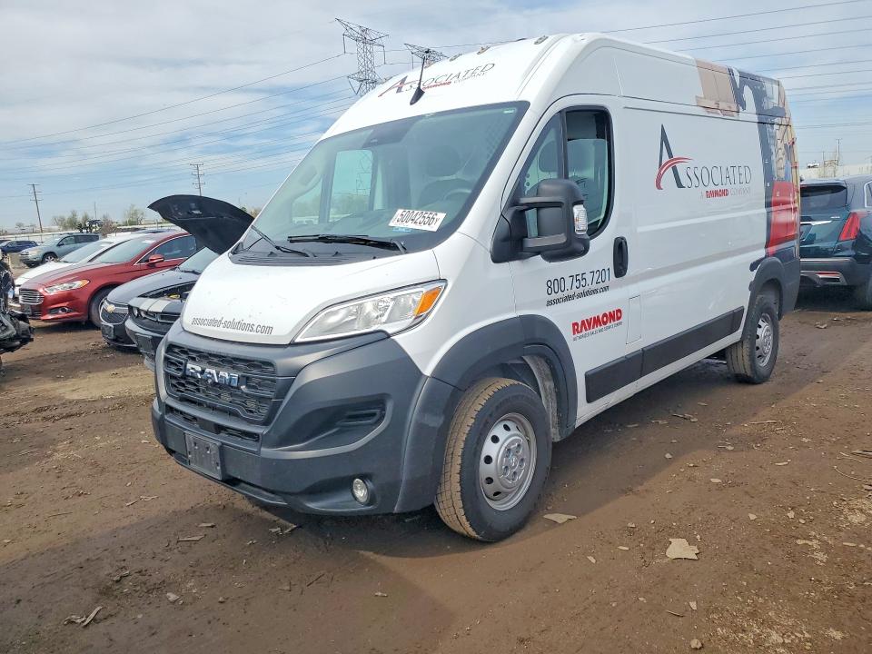 50042556 :رقم المزاد ، 3C6LRVCG8PE558759 vin ، 2023 Ram Promaster 2500 مزاد بيع