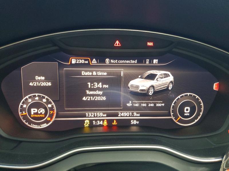 2018 Audi Q5 მანქანა იყიდება აუქციონზე, vin: WA1BNAFY5J2024906, აუქციონის ნომერი: 50810156