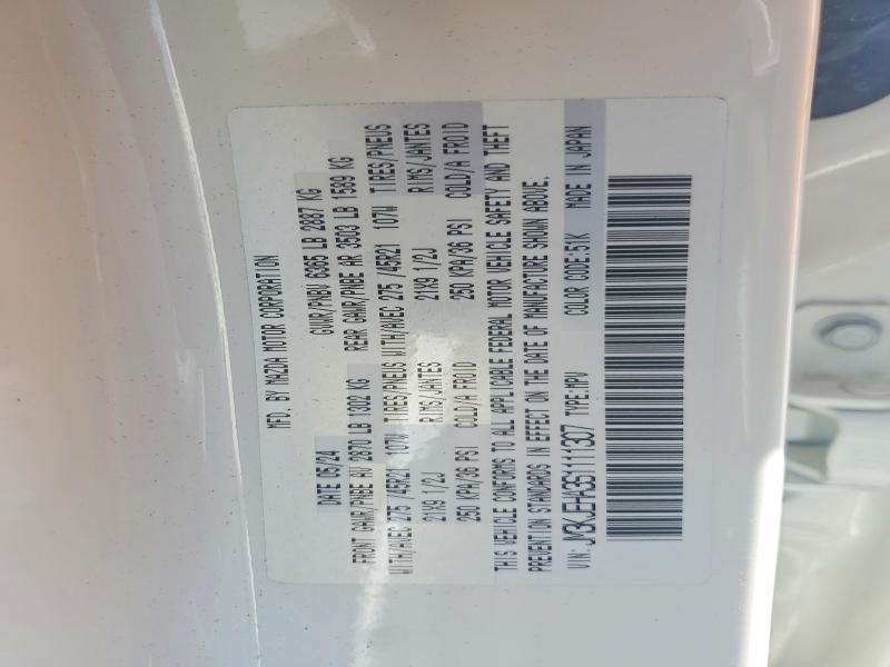 Aukcja sprzedaży 2025 Mazda Cx-70, vin: JM3KJEHA3S1111307, numer aukcji: 50484626