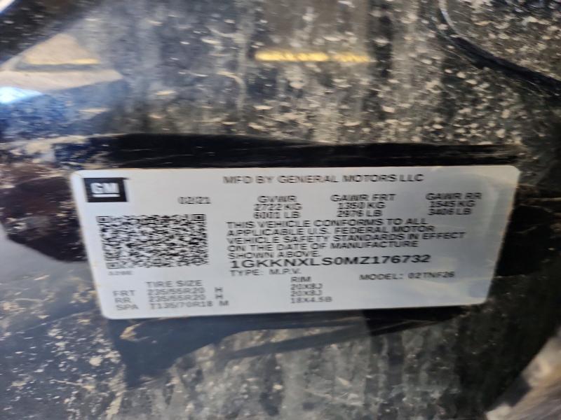 51479036 :رقم المزاد ، 1GKKNXLS0MZ176732 vin ، 2021 Gmc Acadia مزاد بيع