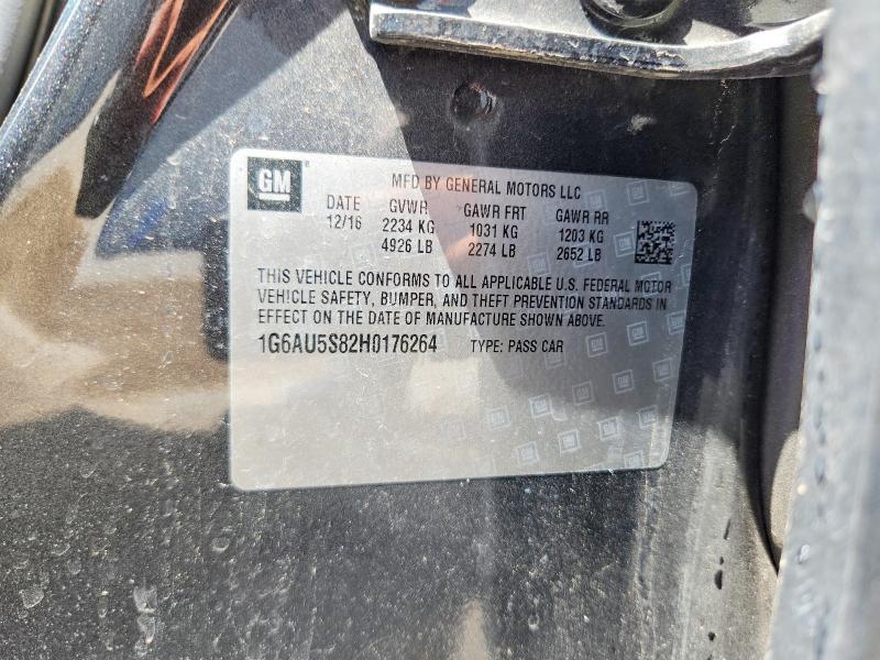 2017 Cadillac Cts მანქანა იყიდება აუქციონზე, vin: 1G6AU5S82H0176264, აუქციონის ნომერი: 48665796