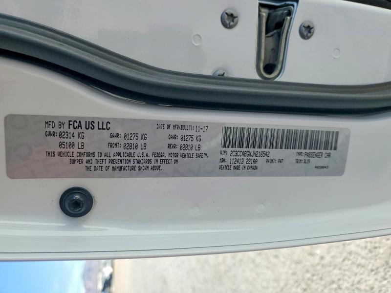 Aukcja sprzedaży 2018 Chrysler 300, vin: 2C3CCABGXJH216542, numer aukcji: 49613316