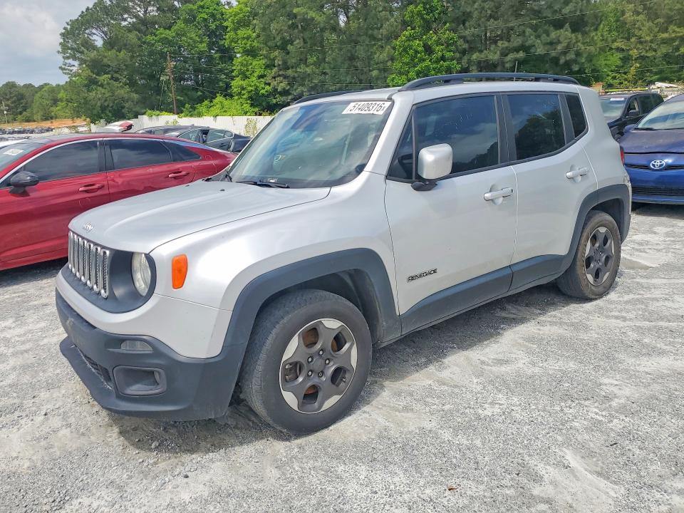 51409316 :رقم المزاد ، ZACCJABH8JPG91163 vin ، 2018 Jeep Renegade مزاد بيع