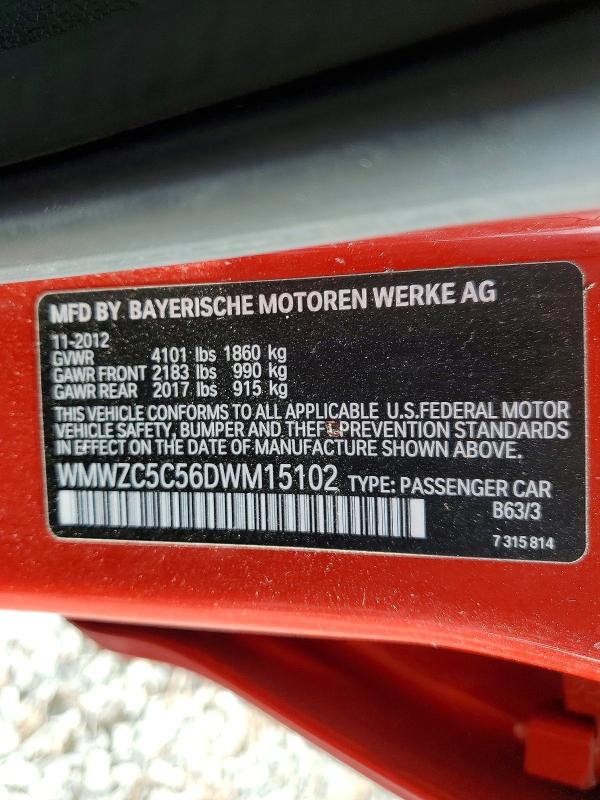 Aukcja sprzedaży 2013 Mini Countryman, vin: WMWZC5C56DWM15102, numer aukcji: 48625106