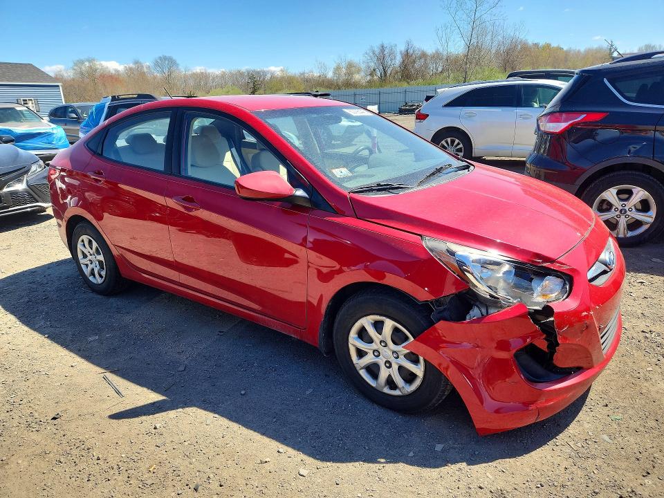 50795446 :رقم المزاد ، KMHCT4AE3DU316492 vin ، 2013 Hyundai Accent مزاد بيع
