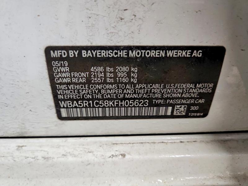 Продажа на аукционе авто 2019 Bmw 330i, vin: WBA5R1C58KFH05623, номер лота: 48678886