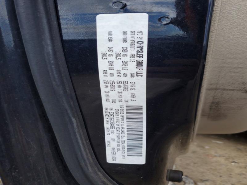 48654456 :رقم المزاد ، 2C4RC1BG1CR344865 vin ، 2012 Chrysler Town & Country مزاد بيع