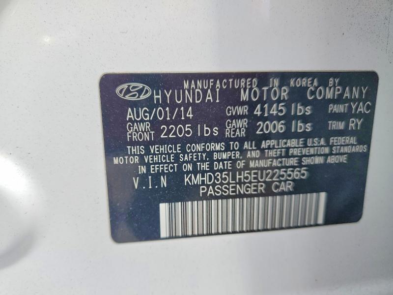 Продажа на аукционе авто 2014 Hyundai Elantra Gt, vin: KMHD35LH5EU225565, номер лота: 48855466