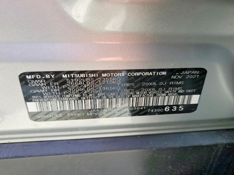 Aukcja sprzedaży 2022 Mitsubishi Outlander, vin: JA4J4UA8XNZ053841, numer aukcji: 51177306
