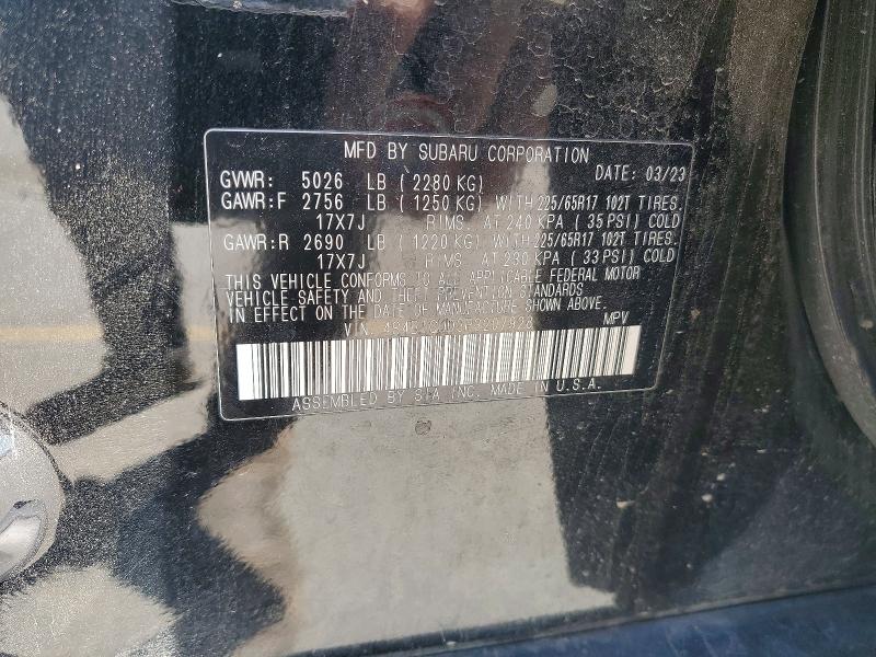Продаж на аукціоні авто 2023 Subaru Outback, vin: 4S4BTGUD3P3207928, номер лоту: 51588636
