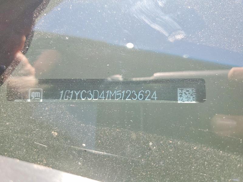Продаж на аукціоні авто 2021 Chevrolet Corvette, vin: 1G1YC3D41M5123624, номер лоту: 51655276