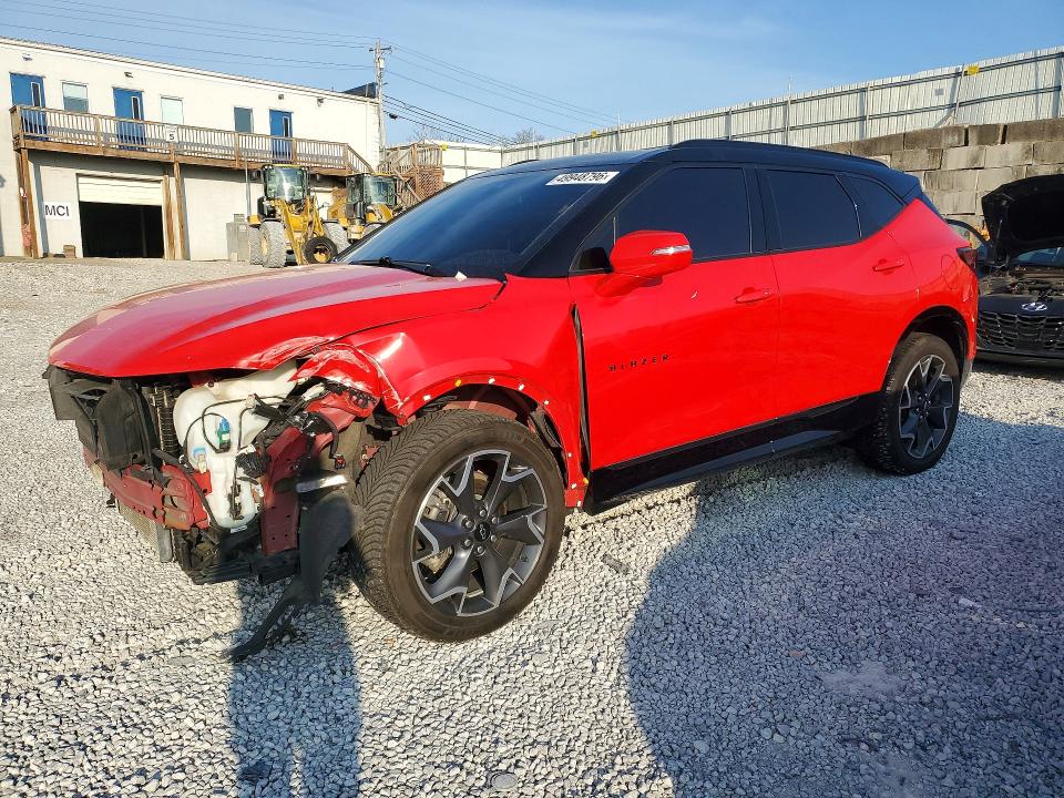 49948796 :رقم المزاد ، 3GNKBERS9NS185631 vin ، 2022 Chevrolet Blazer مزاد بيع