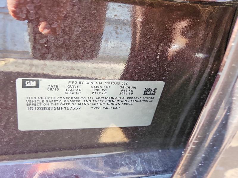 Aukcja sprzedaży 2016 Chevrolet Malibu, vin: 1G1ZG5ST3GF127557, numer aukcji: 51891806